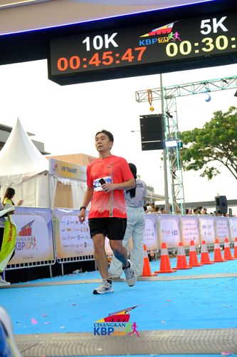 Race photo from CISANGKAN KBP CITY RUN 2025