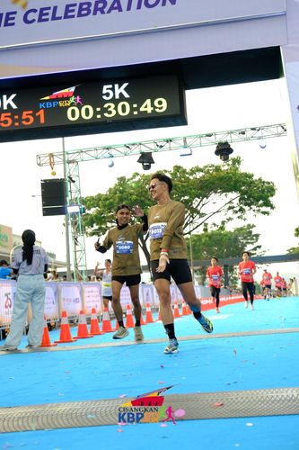 Race photo from CISANGKAN KBP CITY RUN 2025