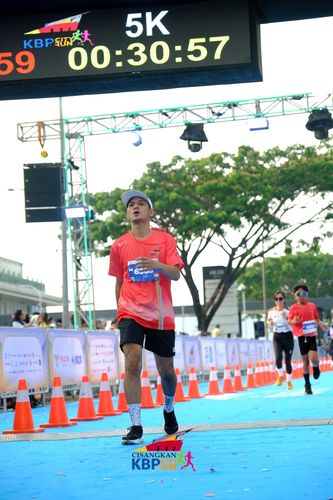 Race photo from CISANGKAN KBP CITY RUN 2025