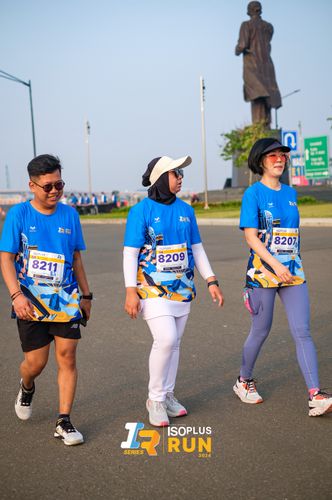 Race photo from ISOPlus Run 2024 Jakarta