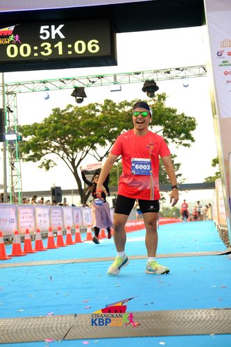 Race photo from CISANGKAN KBP CITY RUN 2025
