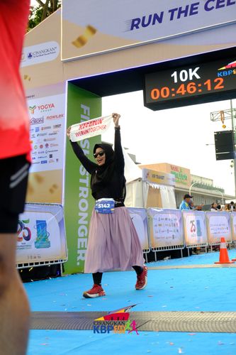 Race photo from CISANGKAN KBP CITY RUN 2025