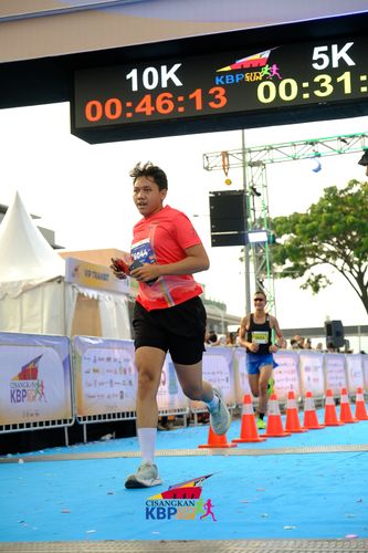 Race photo from CISANGKAN KBP CITY RUN 2025