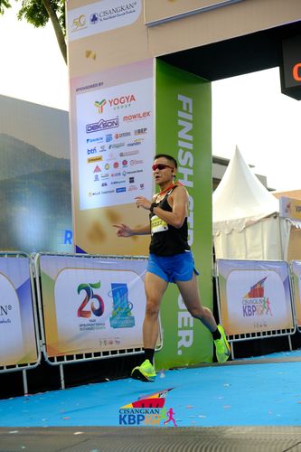 Race photo from CISANGKAN KBP CITY RUN 2025