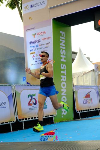 Race photo from CISANGKAN KBP CITY RUN 2025