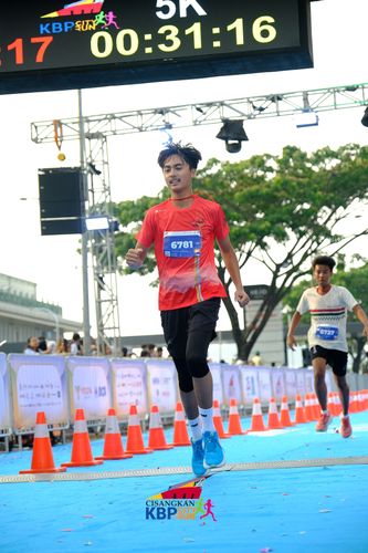 Race photo from CISANGKAN KBP CITY RUN 2025