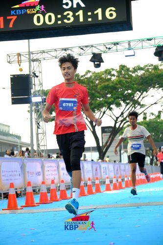 Race photo from CISANGKAN KBP CITY RUN 2025
