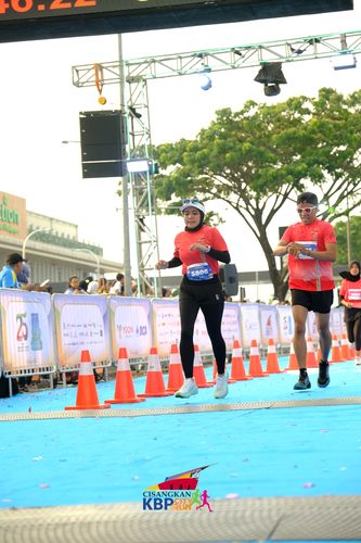 Race photo from CISANGKAN KBP CITY RUN 2025