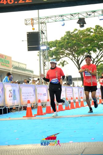 Race photo from CISANGKAN KBP CITY RUN 2025