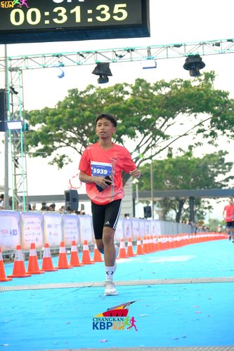 Race photo from CISANGKAN KBP CITY RUN 2025