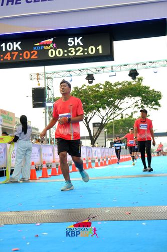 Race photo from CISANGKAN KBP CITY RUN 2025