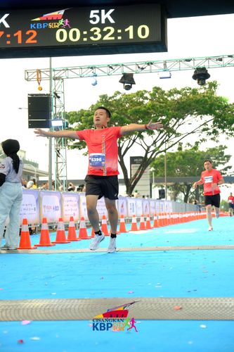 Race photo from CISANGKAN KBP CITY RUN 2025
