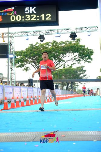 Race photo from CISANGKAN KBP CITY RUN 2025
