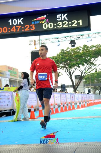 Race photo from CISANGKAN KBP CITY RUN 2025