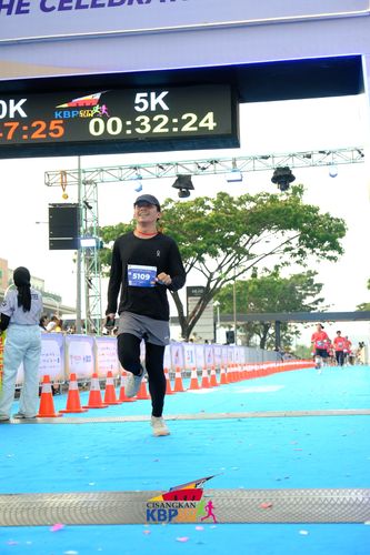 Race photo from CISANGKAN KBP CITY RUN 2025