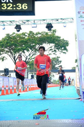 Race photo from CISANGKAN KBP CITY RUN 2025
