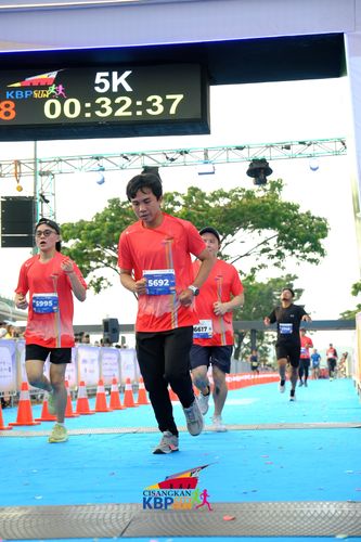 Race photo from CISANGKAN KBP CITY RUN 2025