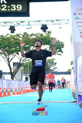 Race photo from CISANGKAN KBP CITY RUN 2025