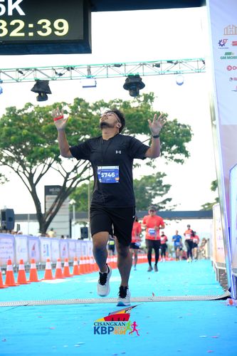 Race photo from CISANGKAN KBP CITY RUN 2025