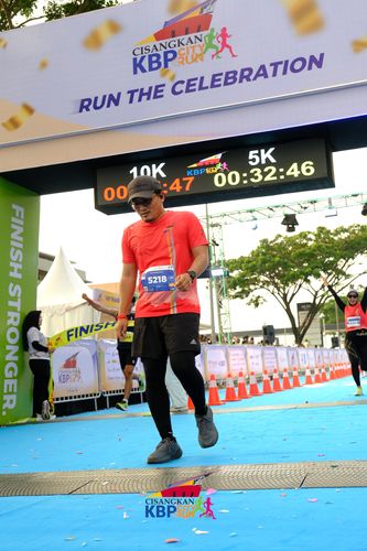 Race photo from CISANGKAN KBP CITY RUN 2025
