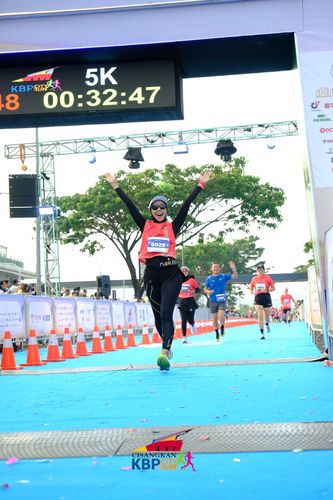 Race photo from CISANGKAN KBP CITY RUN 2025