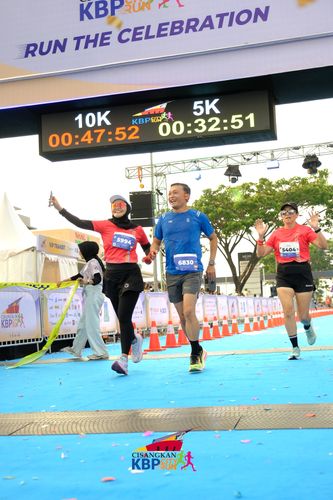 Race photo from CISANGKAN KBP CITY RUN 2025