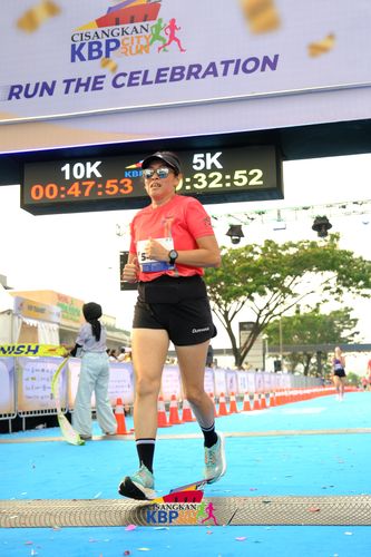 Race photo from CISANGKAN KBP CITY RUN 2025