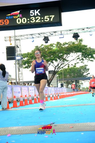 Race photo from CISANGKAN KBP CITY RUN 2025