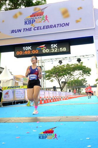 Race photo from CISANGKAN KBP CITY RUN 2025