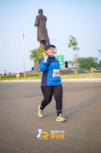Race photo from ISOPlus Run 2024 Jakarta