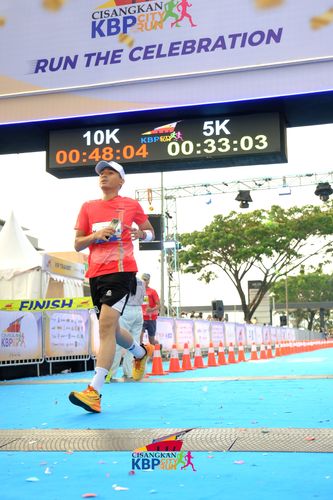 Race photo from CISANGKAN KBP CITY RUN 2025