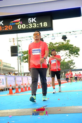 Race photo from CISANGKAN KBP CITY RUN 2025