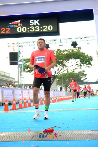 Race photo from CISANGKAN KBP CITY RUN 2025