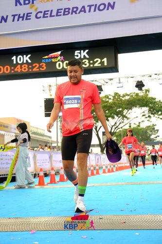 Race photo from CISANGKAN KBP CITY RUN 2025
