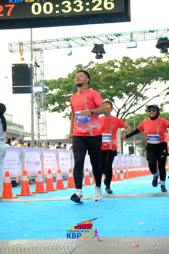 Race photo from CISANGKAN KBP CITY RUN 2025