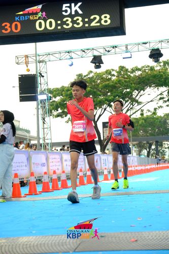 Race photo from CISANGKAN KBP CITY RUN 2025