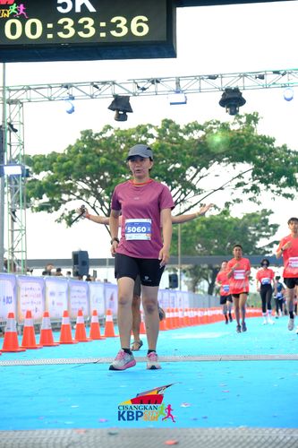 Race photo from CISANGKAN KBP CITY RUN 2025