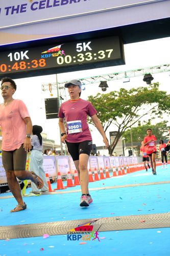 Race photo from CISANGKAN KBP CITY RUN 2025