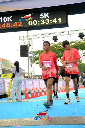 Race photo from CISANGKAN KBP CITY RUN 2025