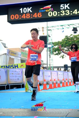 Race photo from CISANGKAN KBP CITY RUN 2025