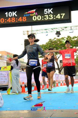 Race photo from CISANGKAN KBP CITY RUN 2025