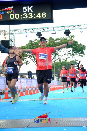 Race photo from CISANGKAN KBP CITY RUN 2025