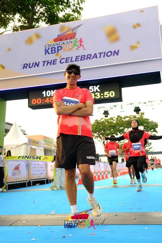 Race photo from CISANGKAN KBP CITY RUN 2025