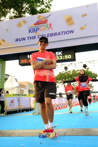 Race photo from CISANGKAN KBP CITY RUN 2025