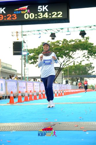 Race photo from CISANGKAN KBP CITY RUN 2025