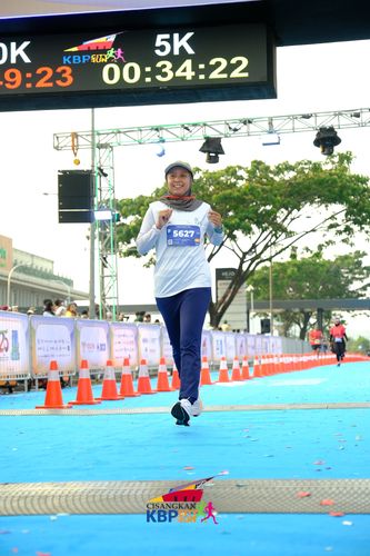 Race photo from CISANGKAN KBP CITY RUN 2025