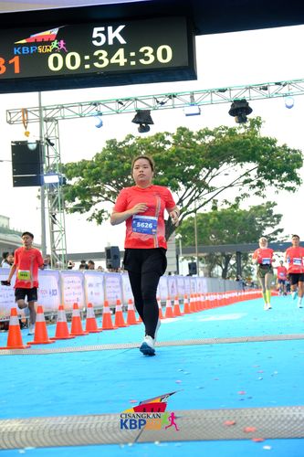 Race photo from CISANGKAN KBP CITY RUN 2025