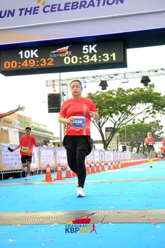 Race photo from CISANGKAN KBP CITY RUN 2025