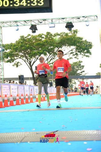 Race photo from CISANGKAN KBP CITY RUN 2025
