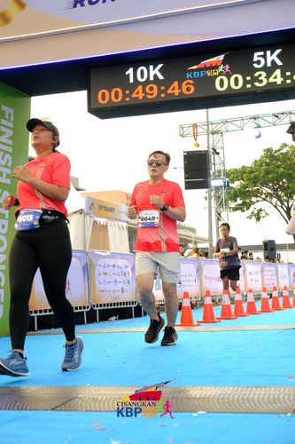 Race photo from CISANGKAN KBP CITY RUN 2025